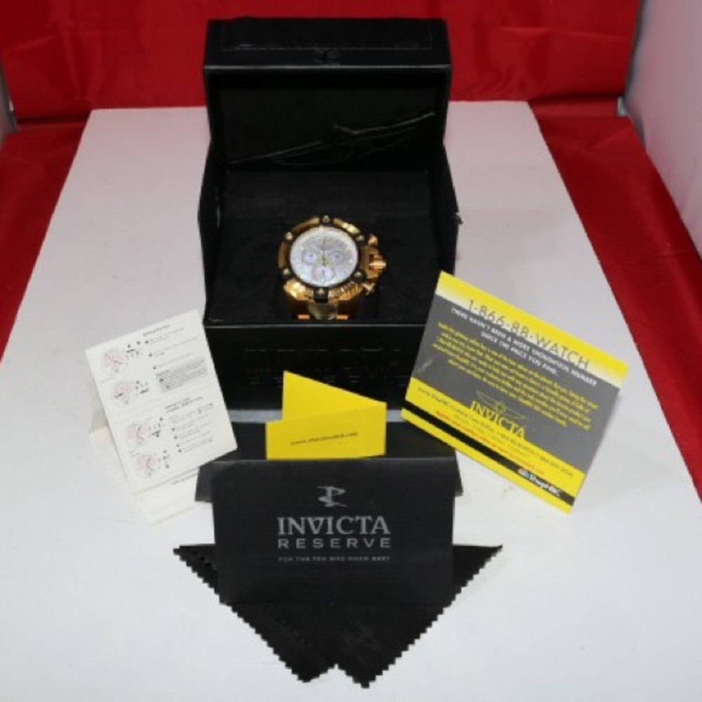 Invicta Reserve Octane Quartz Watch Gold tone